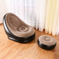 كرسي أريكة استرخاء قابل للنفخ محمول مع مسند للقدمين Chaise Longue Gonflable Portable avec Pouf Canapé Pliable