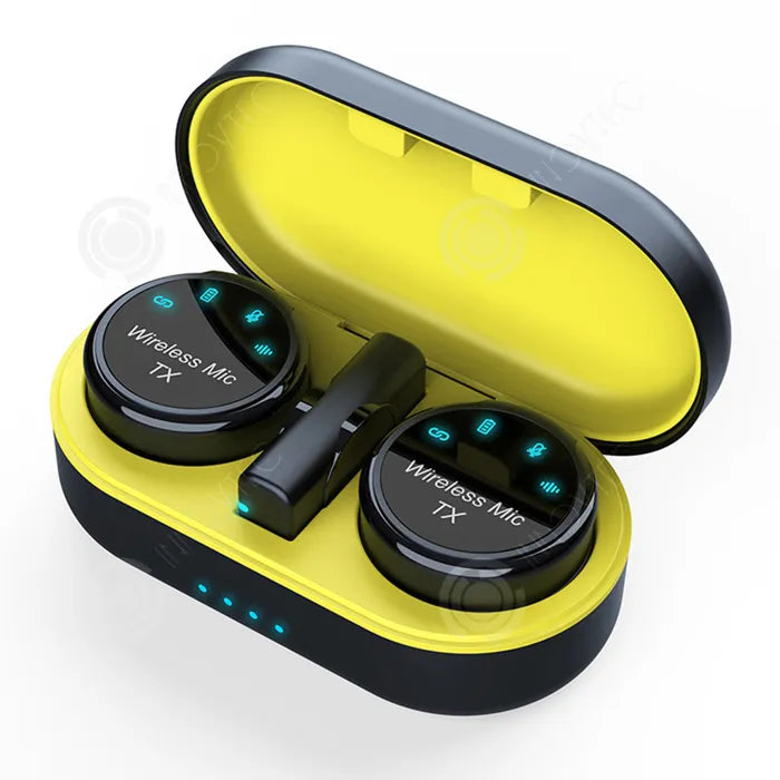 Micro cravate sans fil 2.4GHZ Microphone cravate sans fil Magnétique