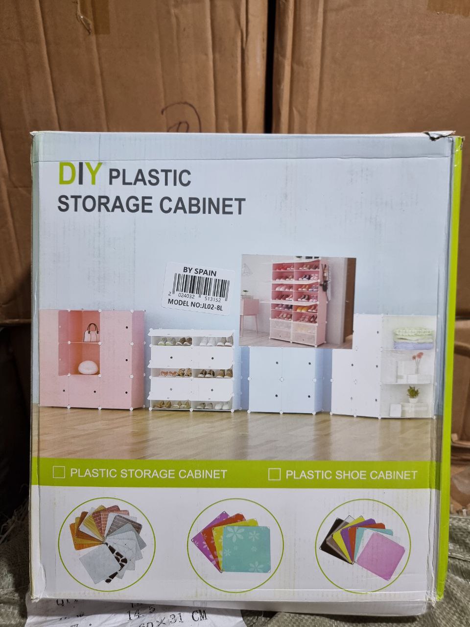 16-Tier Large Plastic Shoe Rack  JL 02_ 8L  رف الأحذية من البلاستيك ذو 16 طبقة