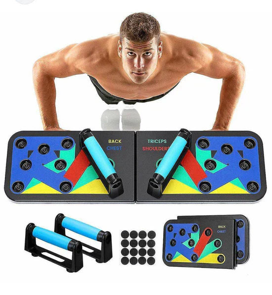 لوحة الجر الرياضية متعددة الاستخدامات لوح تمرين الضغط Ensemble de Planche de Pompes