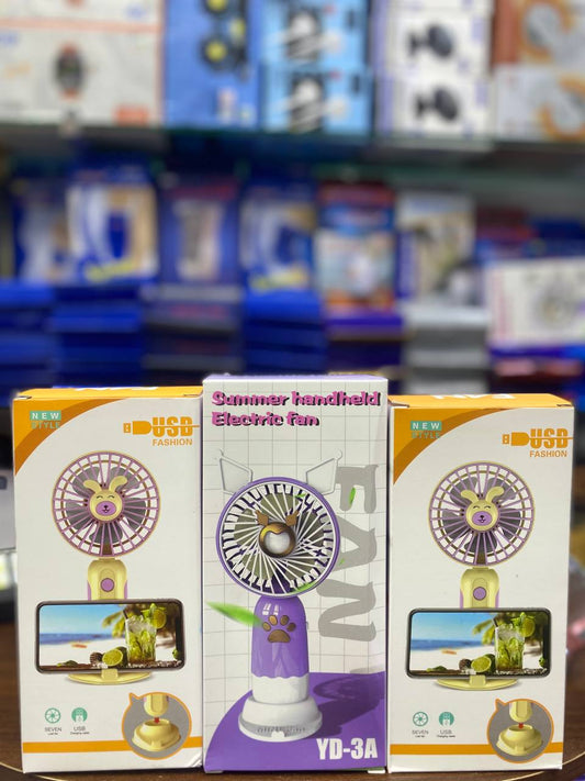 Summer handheld electric fan USB