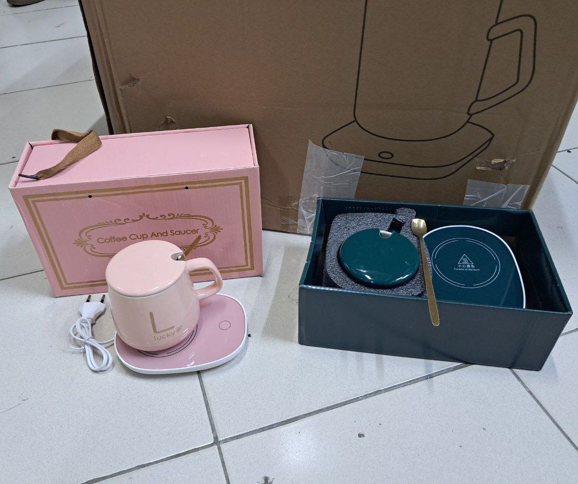 سخان أكواب القهوة الذكي مع الشحن اللاسلكي Chauffe-tasse à café intelligent avec chargement sans fil