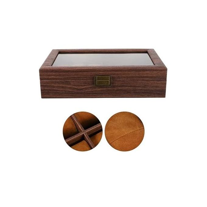 علبة أنيقة للساعات والنظارات Coffret élégant pour montres et lunettes