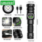 Lampe torche à faisceau élevé hyper puissant rechargeables à LED مصباح يدوي LED عالي الشعاع وقابل لإعادة الشحن