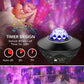 جهاز عرض ليلي مزود بإضاءة على شكل نجمة مصباح موسيقى Projector night light star lampe de musique romantique LED 3en1 avec télécommande minuterie haut-parleur