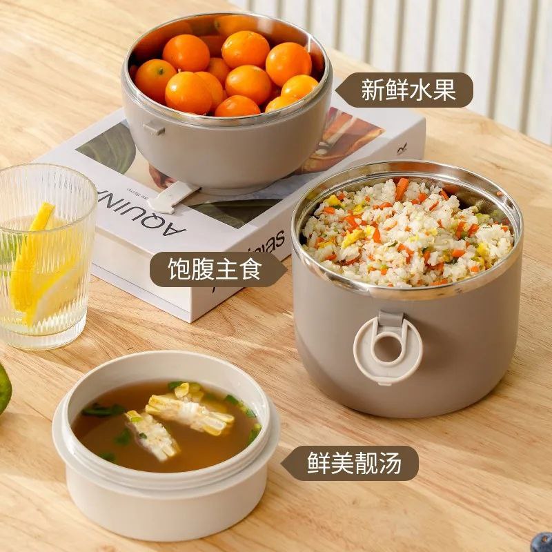 Lunch box boîte repas isotherme Inox