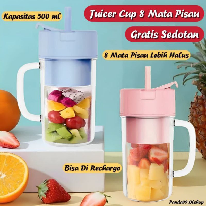 HB-08 340ml Mixeur Portable 340 ml Blender Smoothie Mini pour Jus Frais خلاط سموثي صغير محمول سعة 340 مل للعصائر الطازجة
