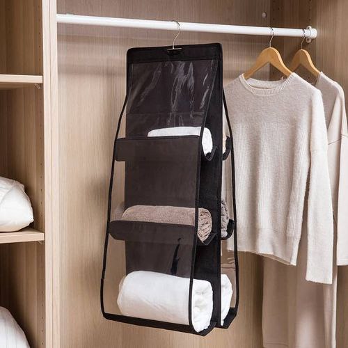 Sac de rangement transparent pour armoire حقيبة تخزين شفافة لخزانة الملابس