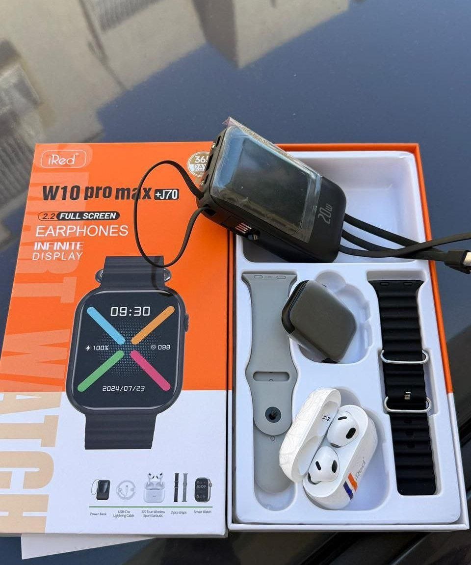 Smart watch earphones W10 PRO MAX