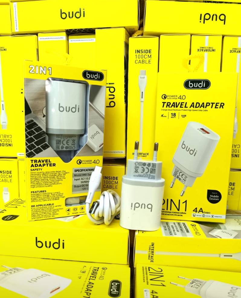 budi 2in1 Travel adapter 4A