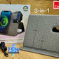 3IN1 Foldable wireless Charger 15W Station de charge sans fil Triplo RCS
