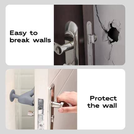 مقبض باب من السيليكون، غطاء مضاد للتصادم Poignée de porte en Silicone, couvercle de protection Anti-collision