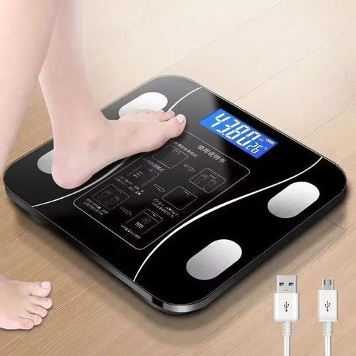 Body Fat Scaleميزان ذكي متصل عبر البلوتوث connectée Balance Numérique Intelligente