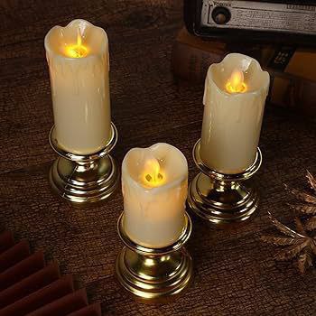 LED Flameless Candles شموع LED بدون لهب