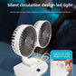 مروحة مزدوجة الجوانب، 4 سرعات، مروحة رقمية برأسين Ventilateur double face, 4 vitesses, ventilateur numérique à double tête