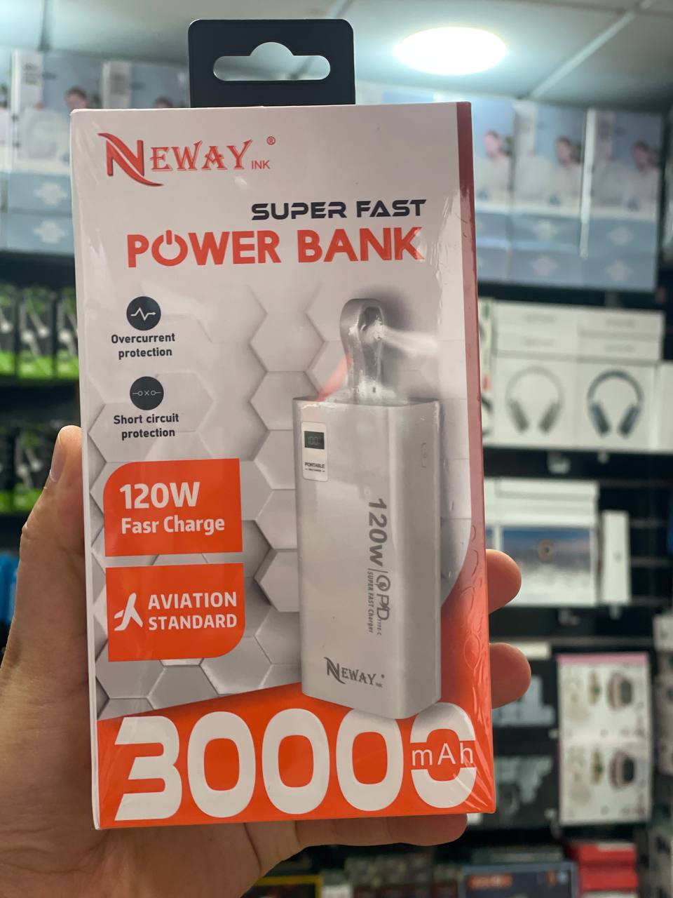 Power bank 30000mAh NEWAY 120W