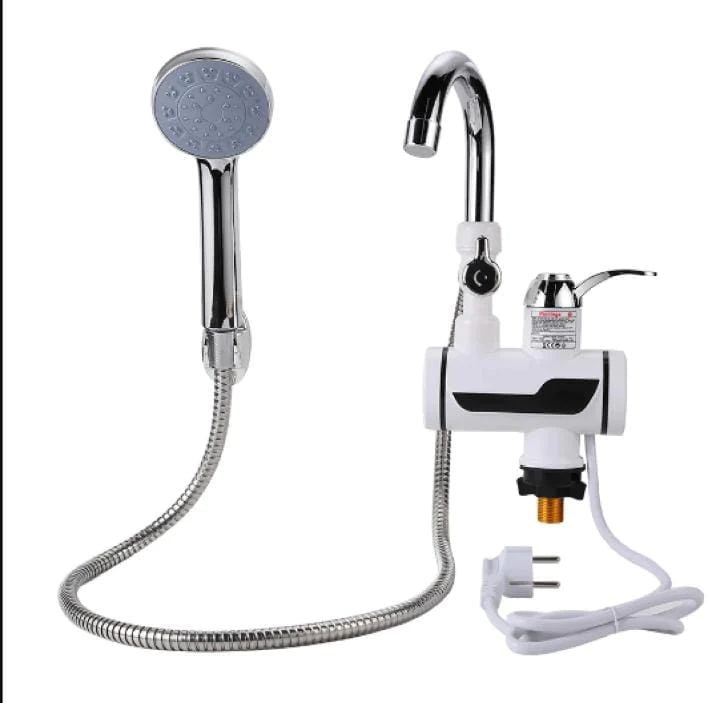 سخان مياه فوري مع مجموعة دش 3000W Chauffe-eau instantané avec ensemble de douche