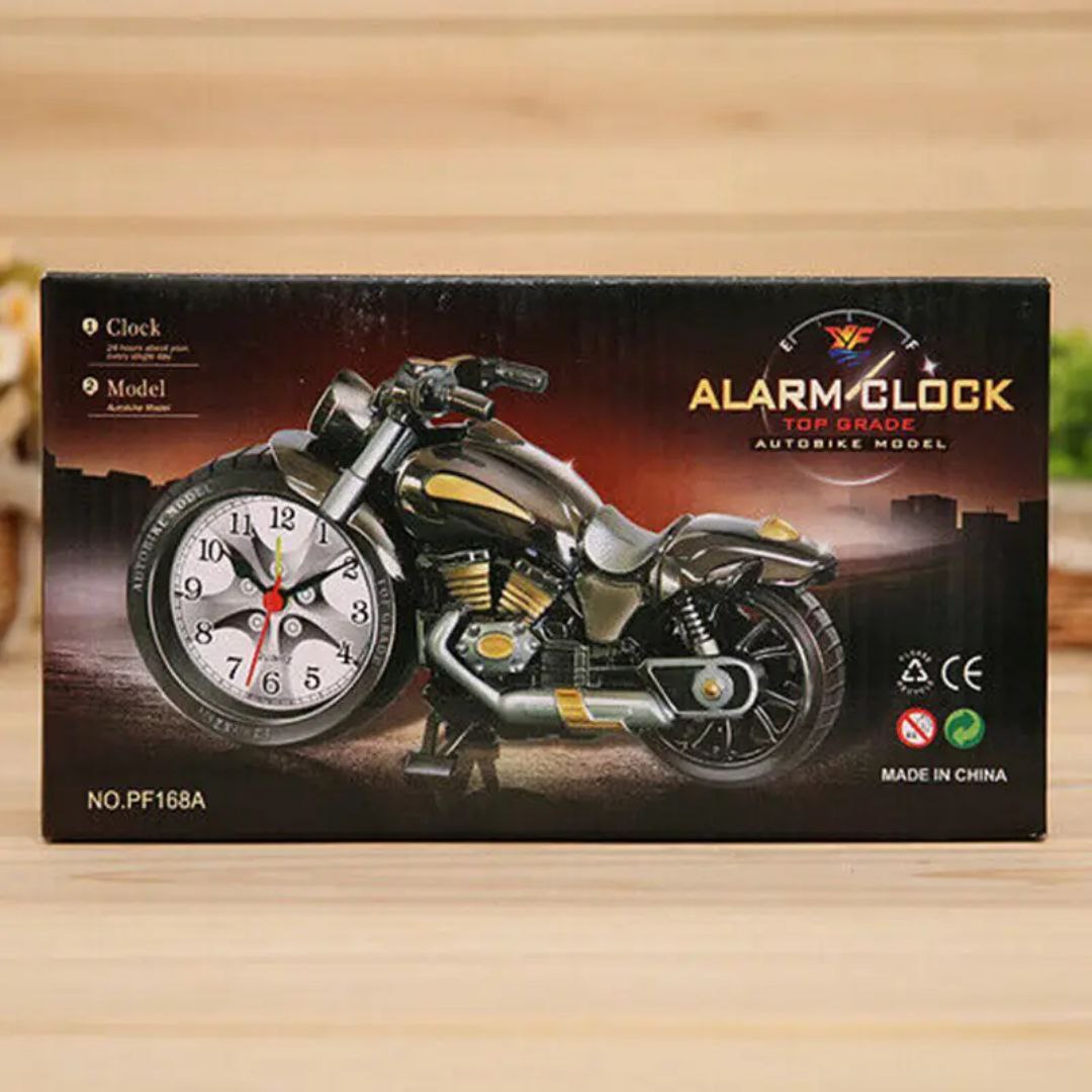 ساعة منبه للطلاب على طراز دراجة نارية Réveil de bureau style moto rétro