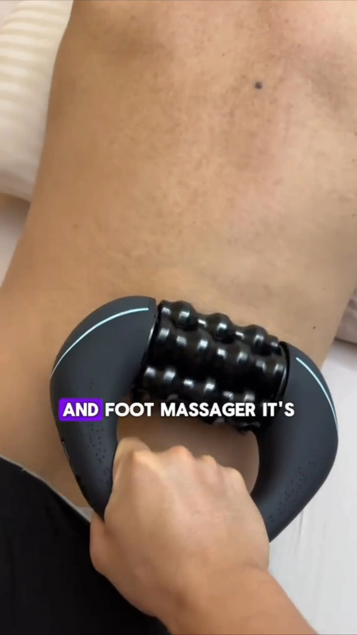 Masseur à rouleaux motorisé مدلك دوار آلي جهاز تدليك كهربائي عميق للأنسجة العضلية مع شحن سريع