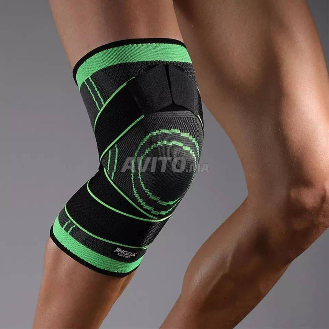 دعامة لشد الركبة Genouillère Orthopédique Bande Genou Elastique contre Douleur Genoux Unisexe