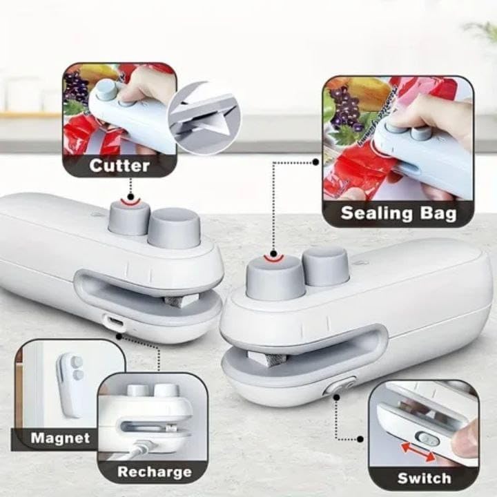 Mini scelleuse de sacs portable جهاز صغير محمول لإغلاق الأكياس