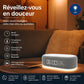 Réveil 4 en 1 avec chargement sans fil, haut-parleur sans fil ساعة منبه 4 في 1 مزودة بشحن لاسلكي، ومكبر صوت لاسلكي، وإضاءة ليلية، وشاشة عرض درجة الحرارة