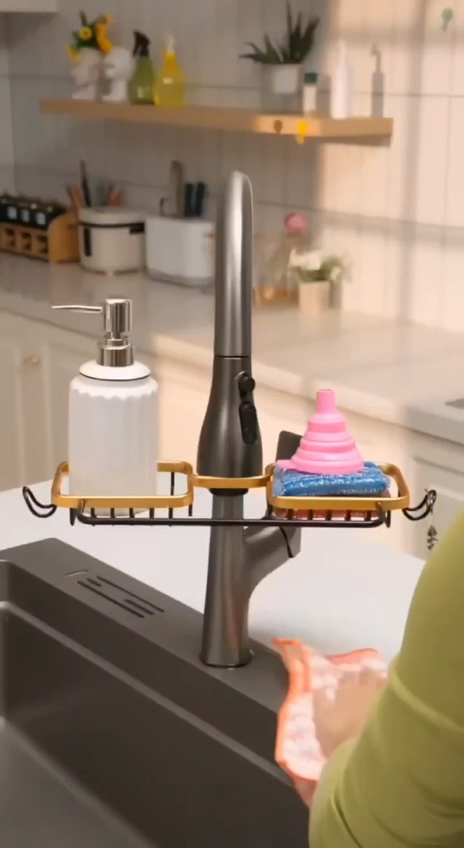 Porte-évier Robinet salle de bain et cuisine réglable حامل حوض صنبور الحمام والمطبخ القابل للتعديل