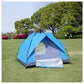 خيام تخييم متعددة الألوان لأربعة أشخاص، 208x208x145 سم Tentes multicolor de Camping 4 PERSONNES