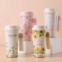 Tasses thermos كأس ترمس سيارة من الفولاذ المقاوم للصدأ Tasse thermique