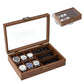 علبة أنيقة للساعات والنظارات Coffret élégant pour montres et lunettes