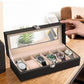 حامل عرض ساعات فاخر من الجلد يتسع لست ساعات Boîte à montres en cuir LUX Presentoir pour 6 montres