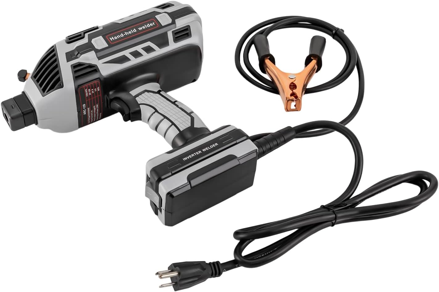 Poste à souder 110V ماكينة لحام 110 فولت، مسدس لحام يدوي بتقنية IGBT، طقم ماكينة لحام كهربائية بستة أوضاع متغيرة مع قناع لحام