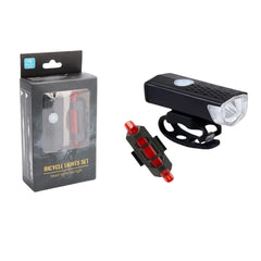 Lampe de vélo rechargeable USB, 3 modes d'éclairage, phare avant مصباح دراجة قابل لإعادة الشحن عبر USB بثلاثة أوضاع، مصباح أمامي للدراجة