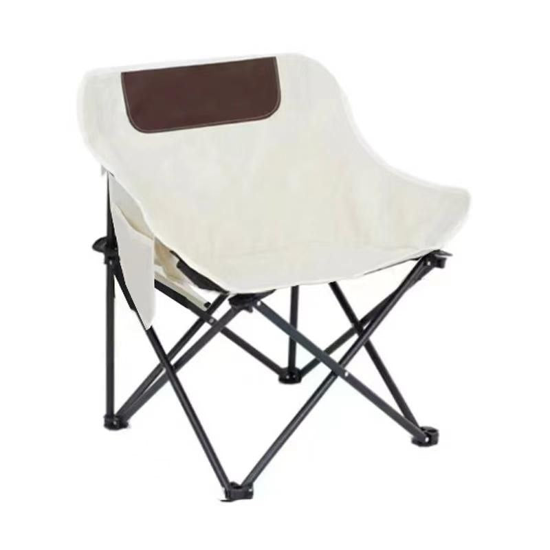Chaise pliante portable en forme de lune, équipement de camping, voyage, loisirs, pique-nique
