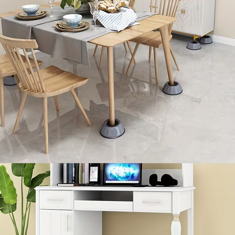 Lot de 4 patins pour pieds de machine à laver, support fixe مجموعة من 4 وسادات أقدام غسالة، دعم ثابت للغسالات