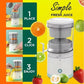 Citrus Juicer Mini Presse-agrumes éléctrique portable jus479, Chargeur USB عصارة حمضيات كهربائية صغيرة محمولة