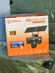 HD Outdoor and solar Camera كاميرا خارجية عالية الدقة تعمل بالطاقة الشمسية
