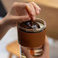Bamboo joint glass cup كوب زجاجي من الخيزران