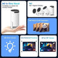 Mini Projecteur Android Double Wifi6  portable جهاز عرض صغير محمول فائق الدقة متوافق مع Android 11 و Netflix