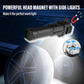 مصباح يدوي LED فائق السطوع مع مطرقة أمان وشحن عبر USB Lampe de poche LED super lumineuse avec marteau de sécurité, chargement