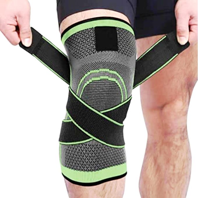 دعامة لشد الركبة Genouillère Orthopédique Bande Genou Elastique contre Douleur Genoux Unisexe