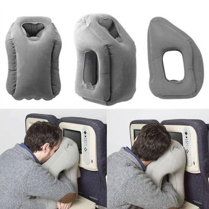 وسادة سفر قابلة للنفخ متعددة الوظائف Oreiller de voyage gonflable