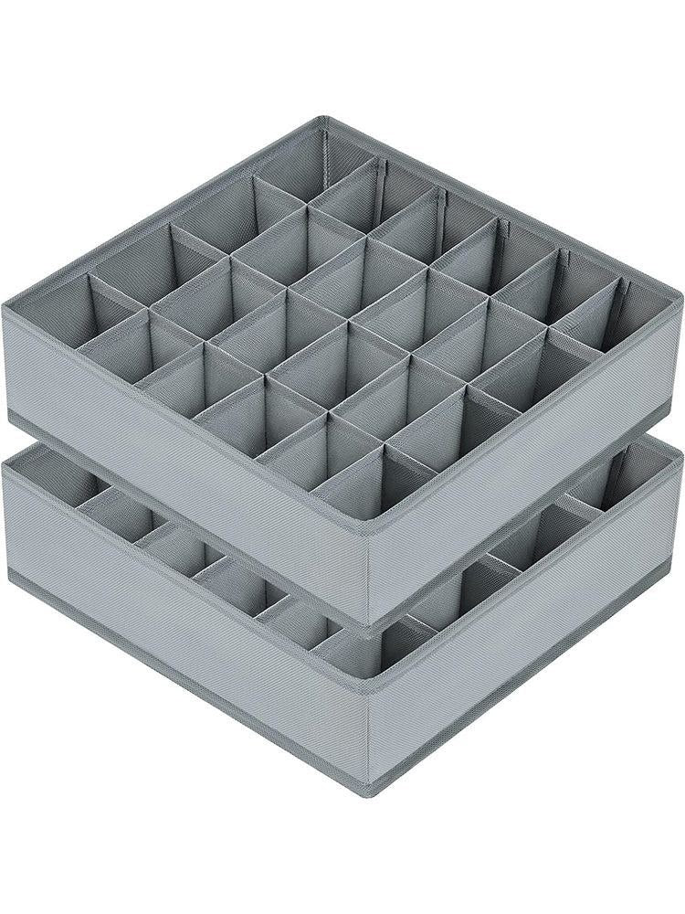 pack de 4 Boîtes de rangement pour sous-vêtement, pliable