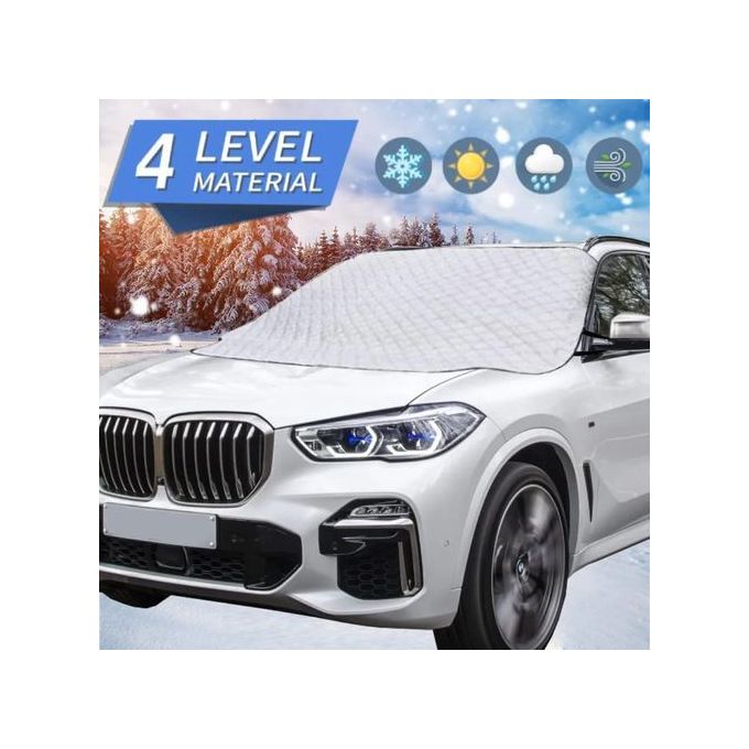 حاجب شمس للسيارة ، غطاء حماية عازلة للحرارة للنافذة الأمامية Pare-soleil de voiture, protection thermique pour le pare-brise