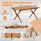 Table de pique-nique pliable, durable et robuste طاولة نزهة قابلة للطي، متينة وقوية، خفيفة الوزن وسهلة الحمل