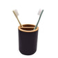 Ensemble Accessoires Salle de Bain 6 Pièces Moderne Distributeur de Savon, Brosse WC, Porte Savon et Gobelet طقم إكسسوارات حمام
