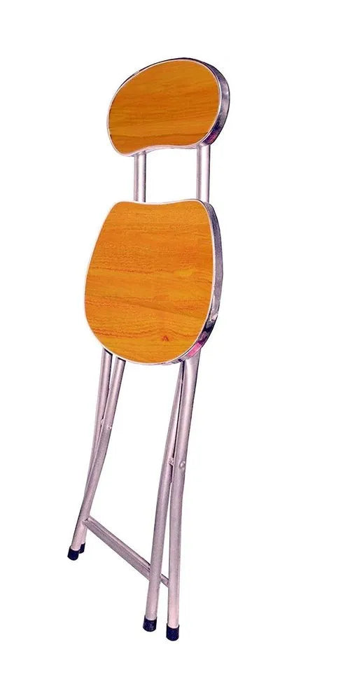 Chaise pliante multifonctionnelle, assise en bois كرسي قابل للطي متعدد الأغراض، مقعد خشبي