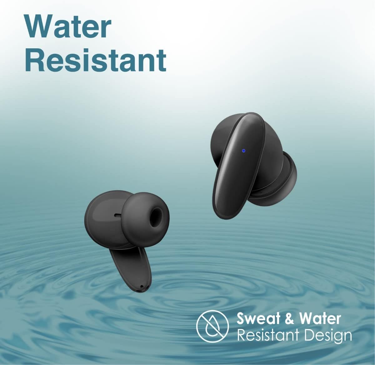 Écouteurs intra-auriculaires Bluetooth HD Promate Lush avec Intellitouch et batterie rechargeable de 230 mAh