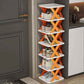 خزانة أحذية قابلة للطي بأربعة أرفف Armoire à Chaussures pliable 4 niveaux