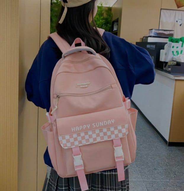 Sac dos scolaire 4pcs